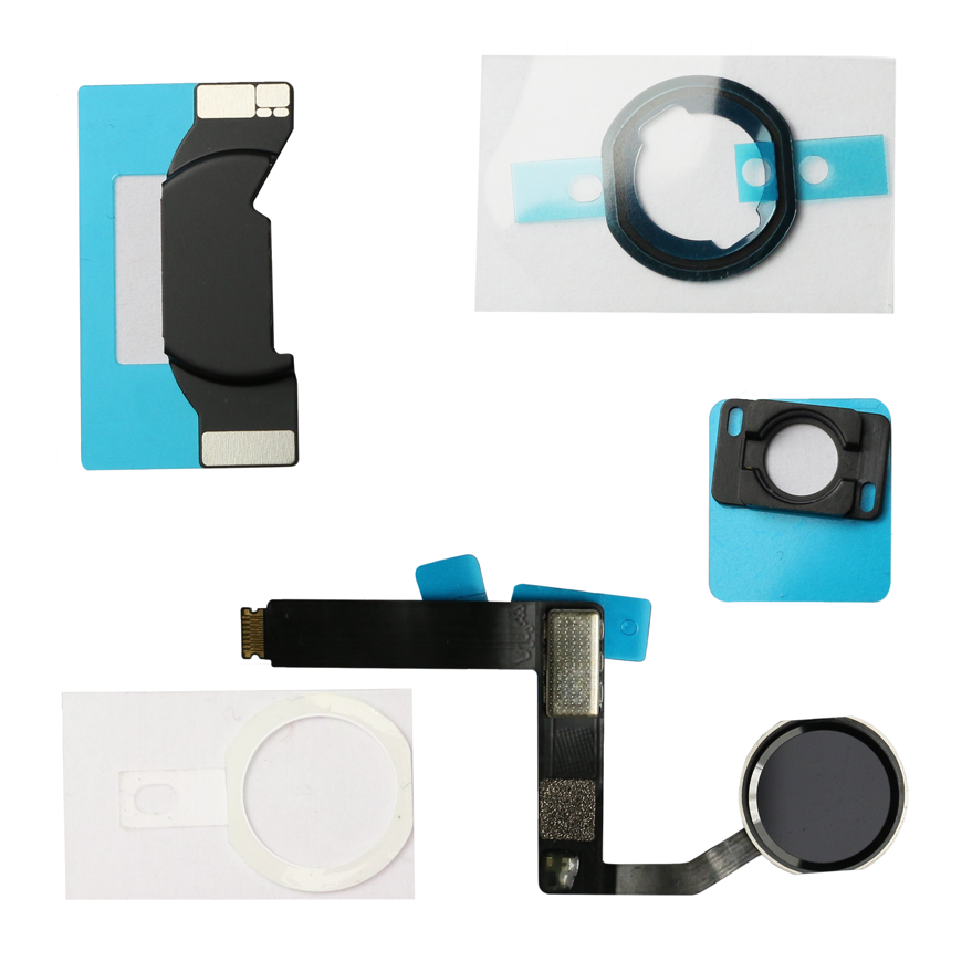 iPad 9.7 home button set - Black - Phone Parts Express