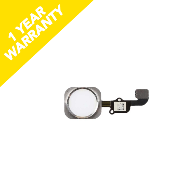 IPHONE 6 : 6 PLUS HOME BUTTON FLEX - SILVER
