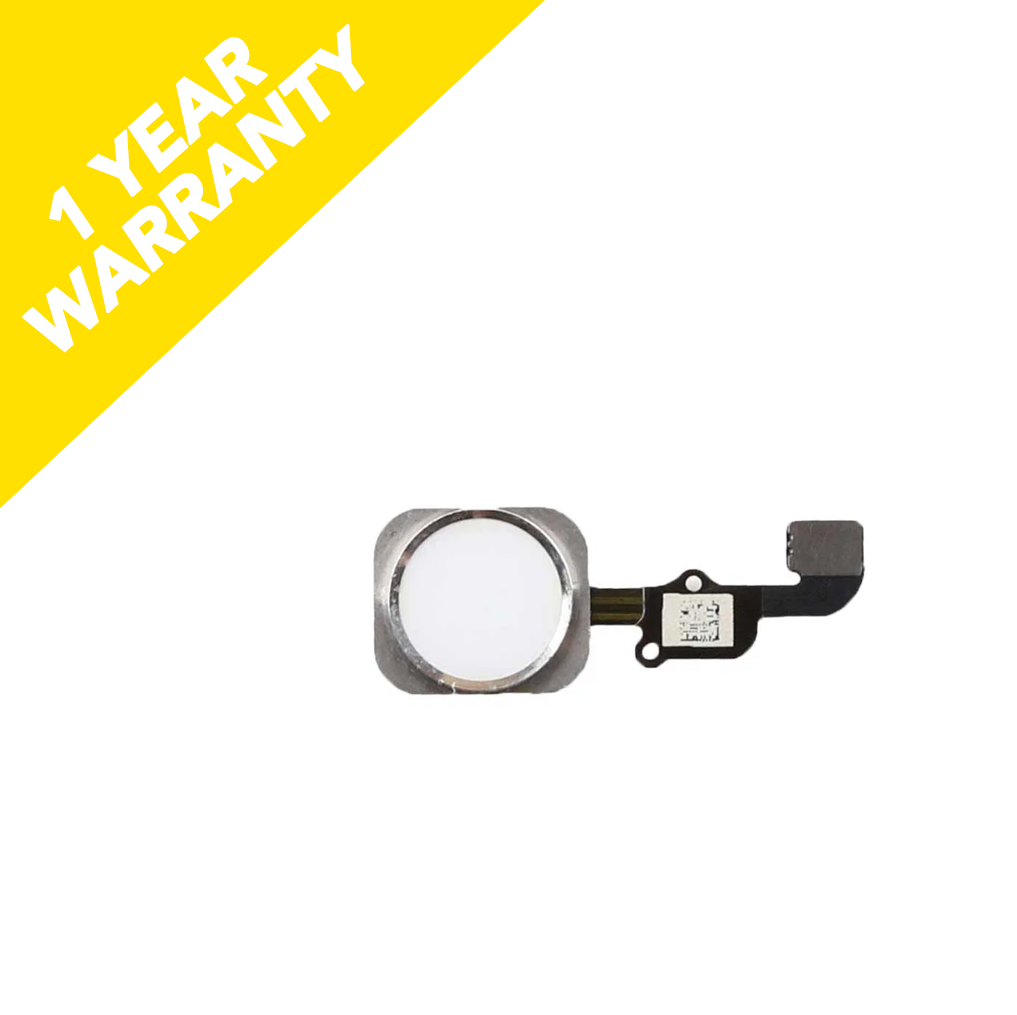 iPhone 6 / 6 Plus Home Button Flex - White - Standard Quality - Phone